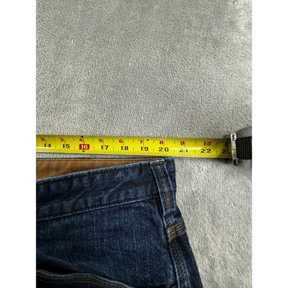 Duluth Trading Co. Flex Ballroom Jeans 42x32 Relaxed Fit Mens Denim Blue - Picture 6 of 8